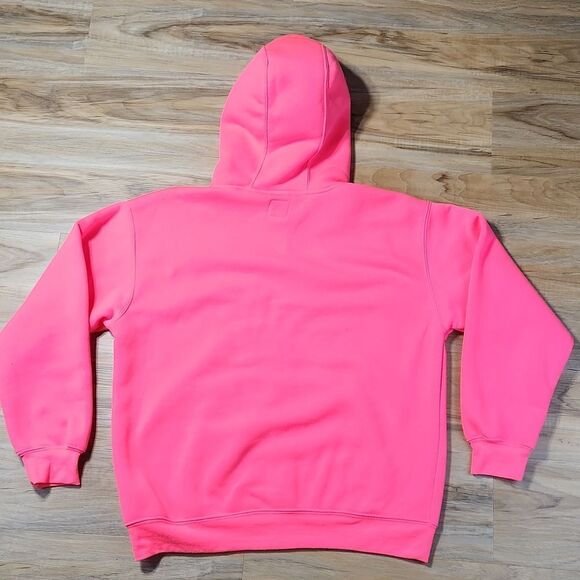 ☔️🩵Hot Pink Oregon Coast Seaside Zippered Hoodie Sweatshirt Jacket Large - Picture 2 of 10